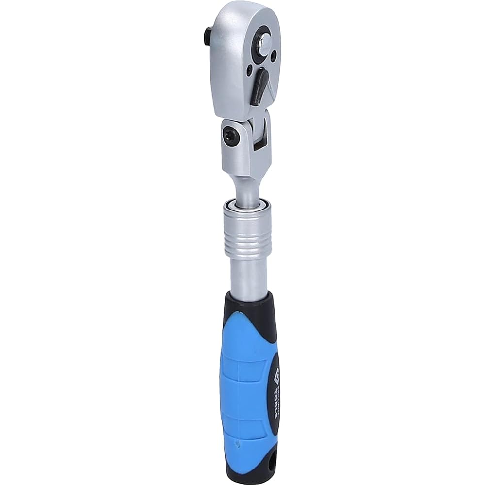 KS Tools /4 Inch Telescoping Reversible Ratchet with Flexible Head (175-225 mm) BT020997