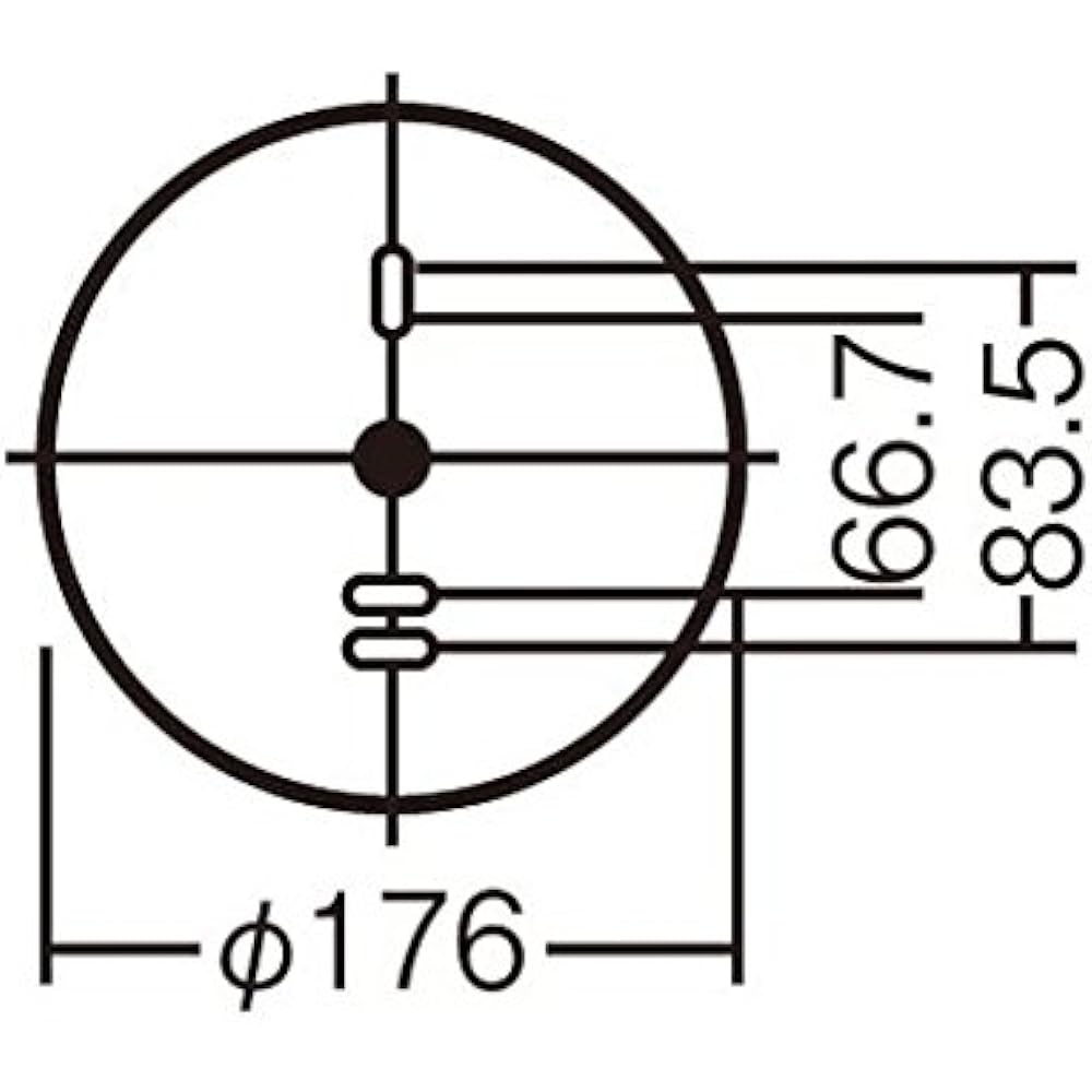 Panasonic LED Porch Light Directly Mounted on the Wall Type 40 Daylight White LGWC81332LE1