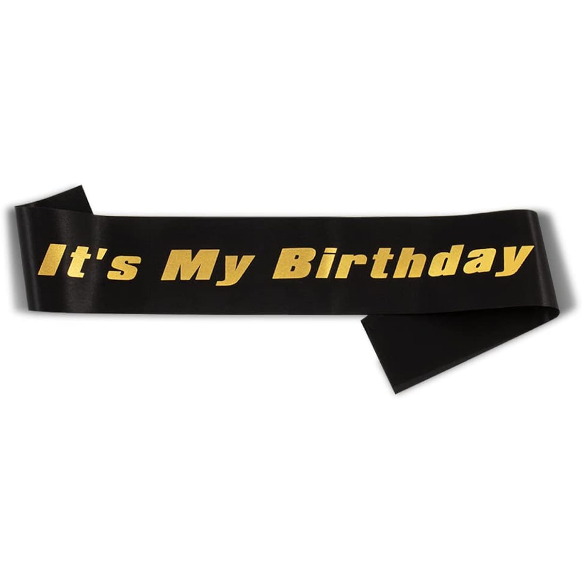 Party to Be It's My Birthday Sash Birthday Party Decorations Party Favors Gifts for Birthday Boy Birthday Girl Black (R)