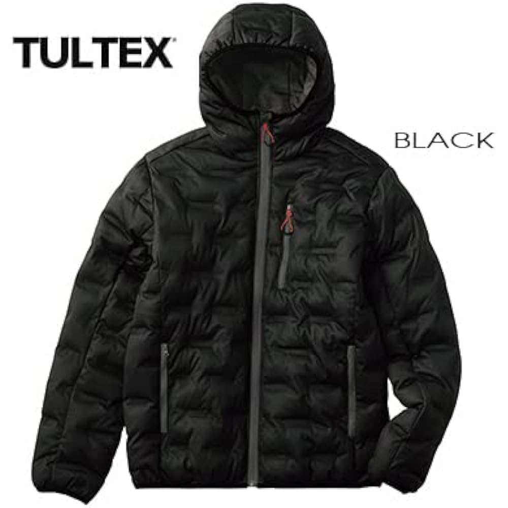 [EVERSOUL] TULTEX Filled Jacket, Zip Parka, Outerwear, Stretch Blouson, Windproof, Cold Protection, Warm, Heat Retention, Outdoor, Fluffy, Large Size, Men's