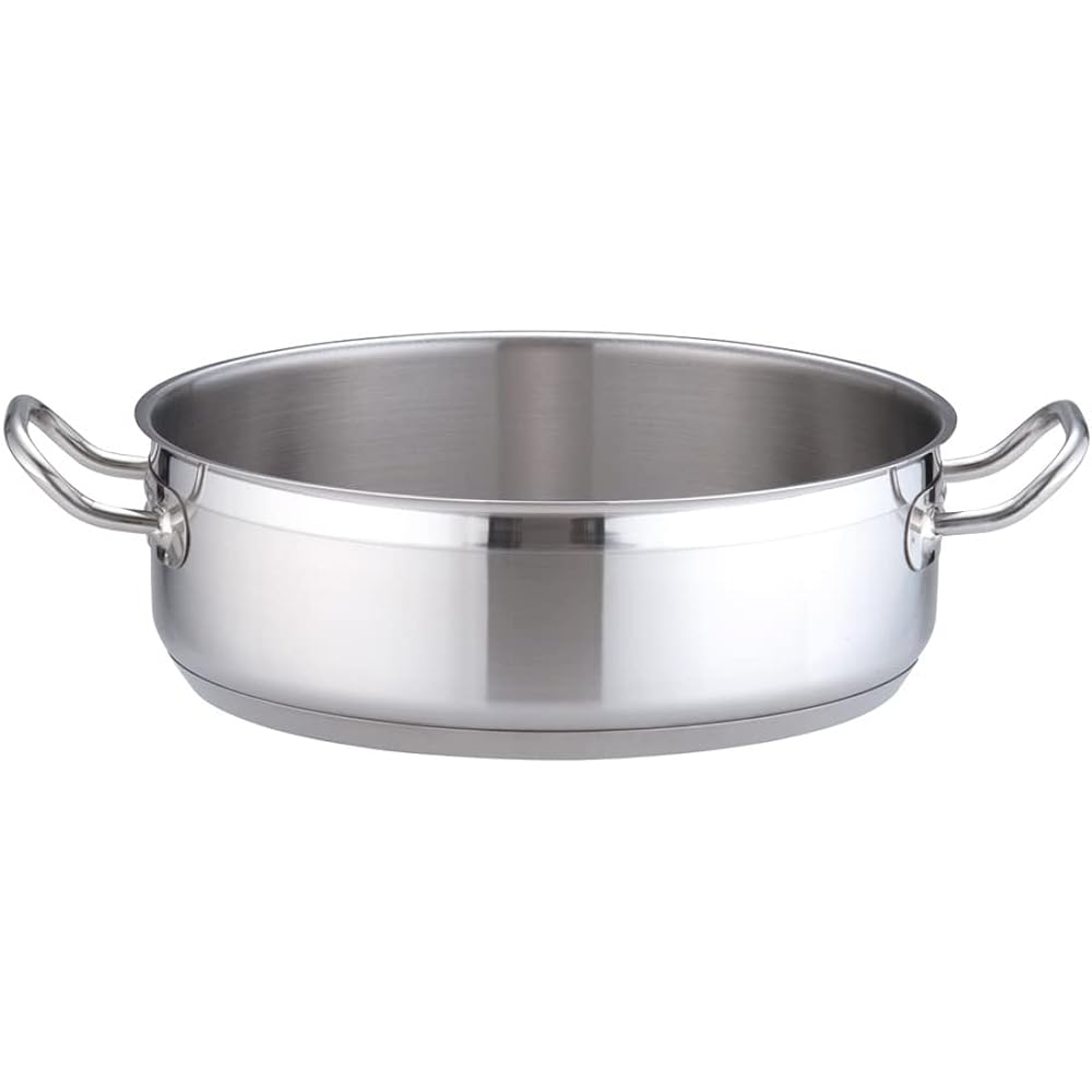 Endo Shoji Commercial TKG PRO Outer Pot (No Lid) 30cm Induction Cooker Compatible Stainless Steel ASTD930