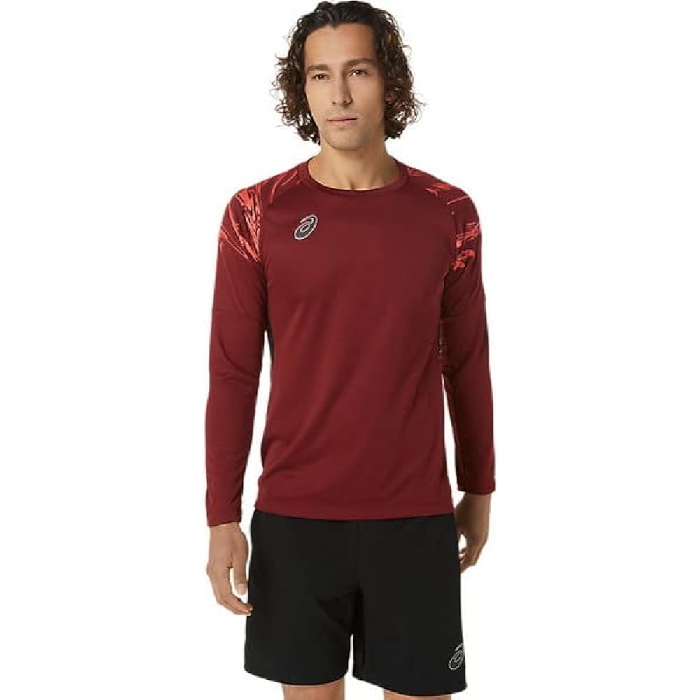 ASICS 2101A223 Men's Soccer Wear Dry Practice Long Sleeve Shirt