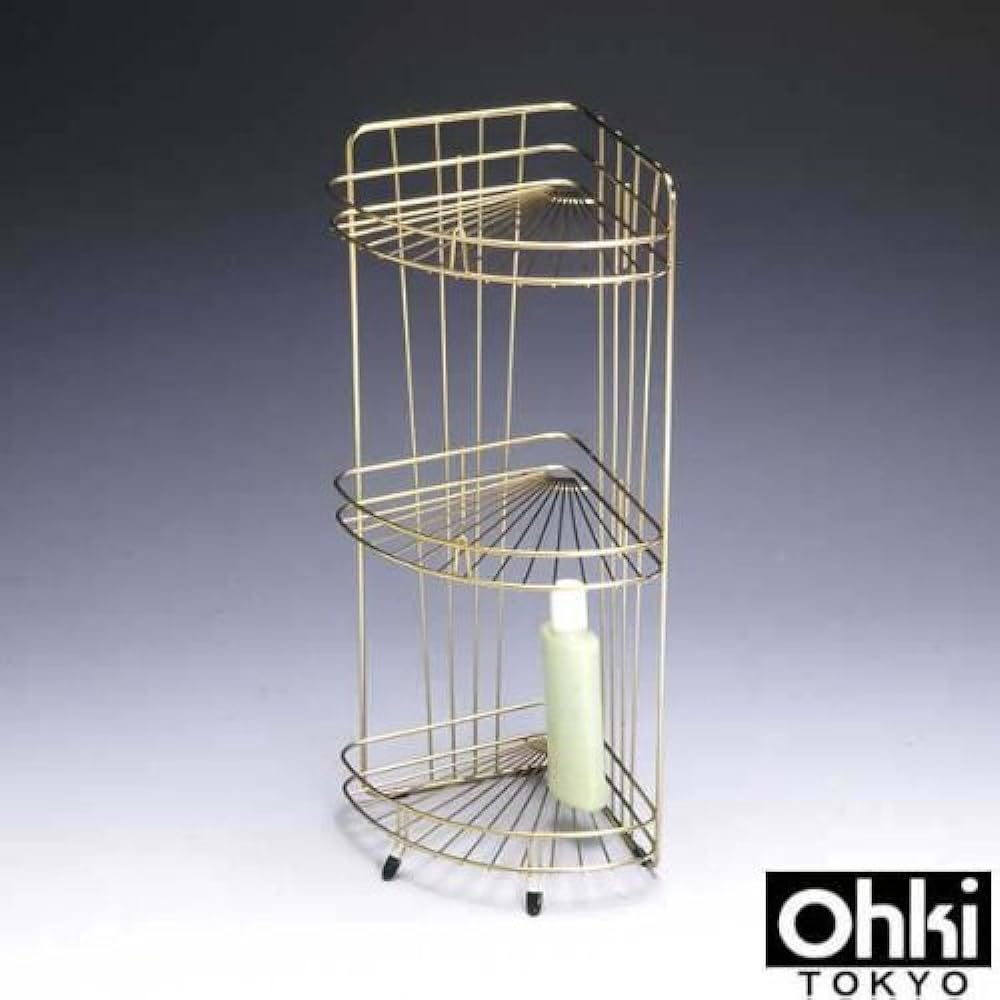 Oki Seisakusho Stainless Steel Triangular Corner 3 Tiers 6258r