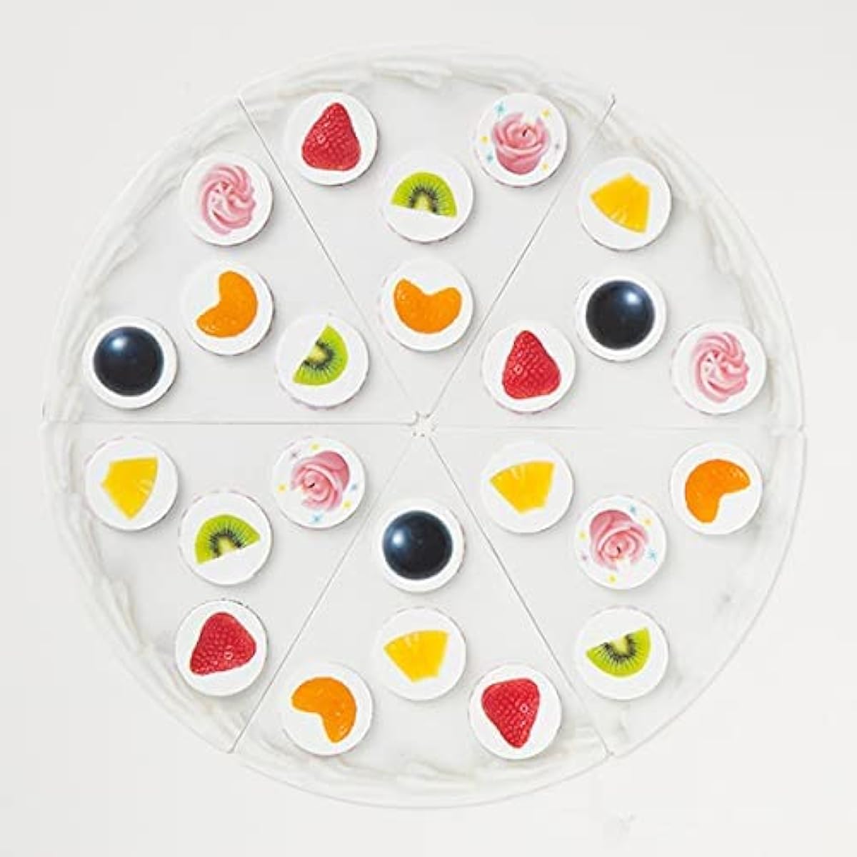 Magnet Topping Game (Pizza & Cake) [Educational game for children] [Froebel-kan educational materials] Learn about quantities and shapes and develop your reflexes, concentration, and memory!