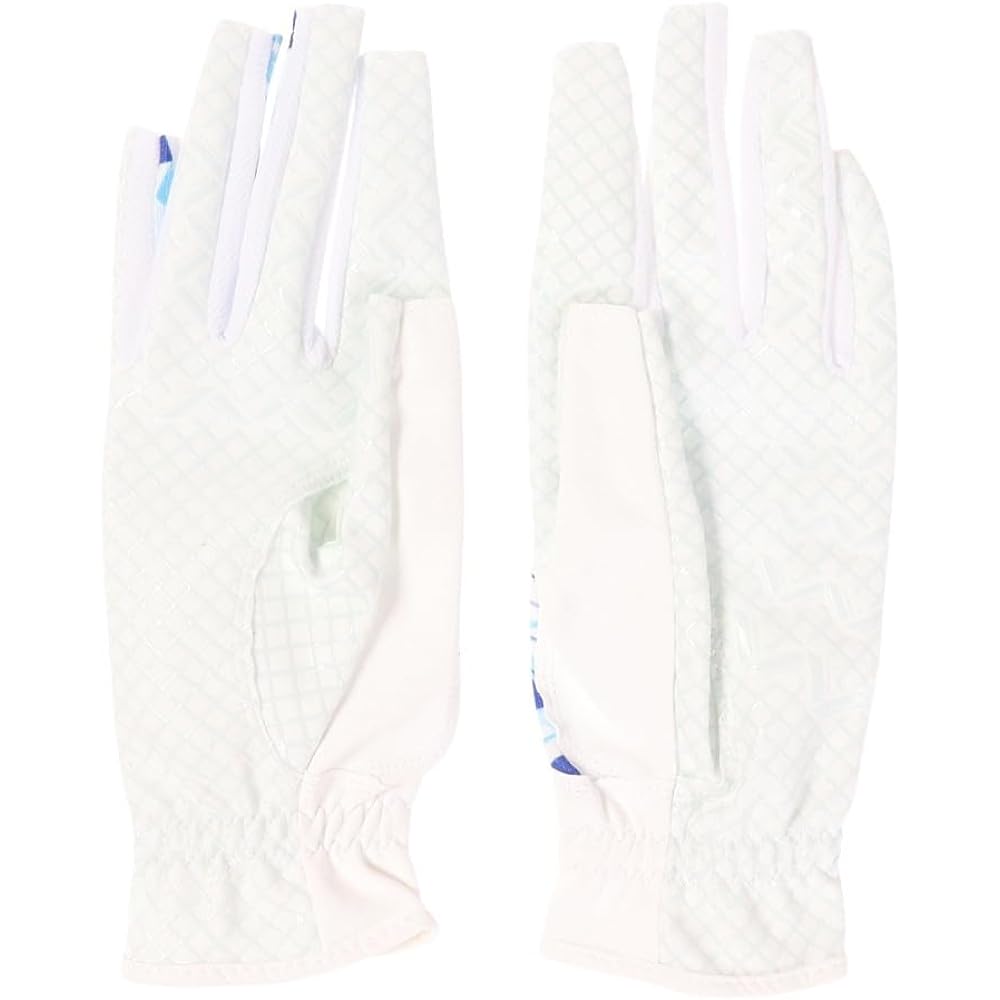 MIZUNO Golf Gloves Double Grip Cool 2022 Model Women's Synthetic Leather + Silicone Processing x Synthetic Leather + Mesh (Cool Touch Material) White 5MJWB202