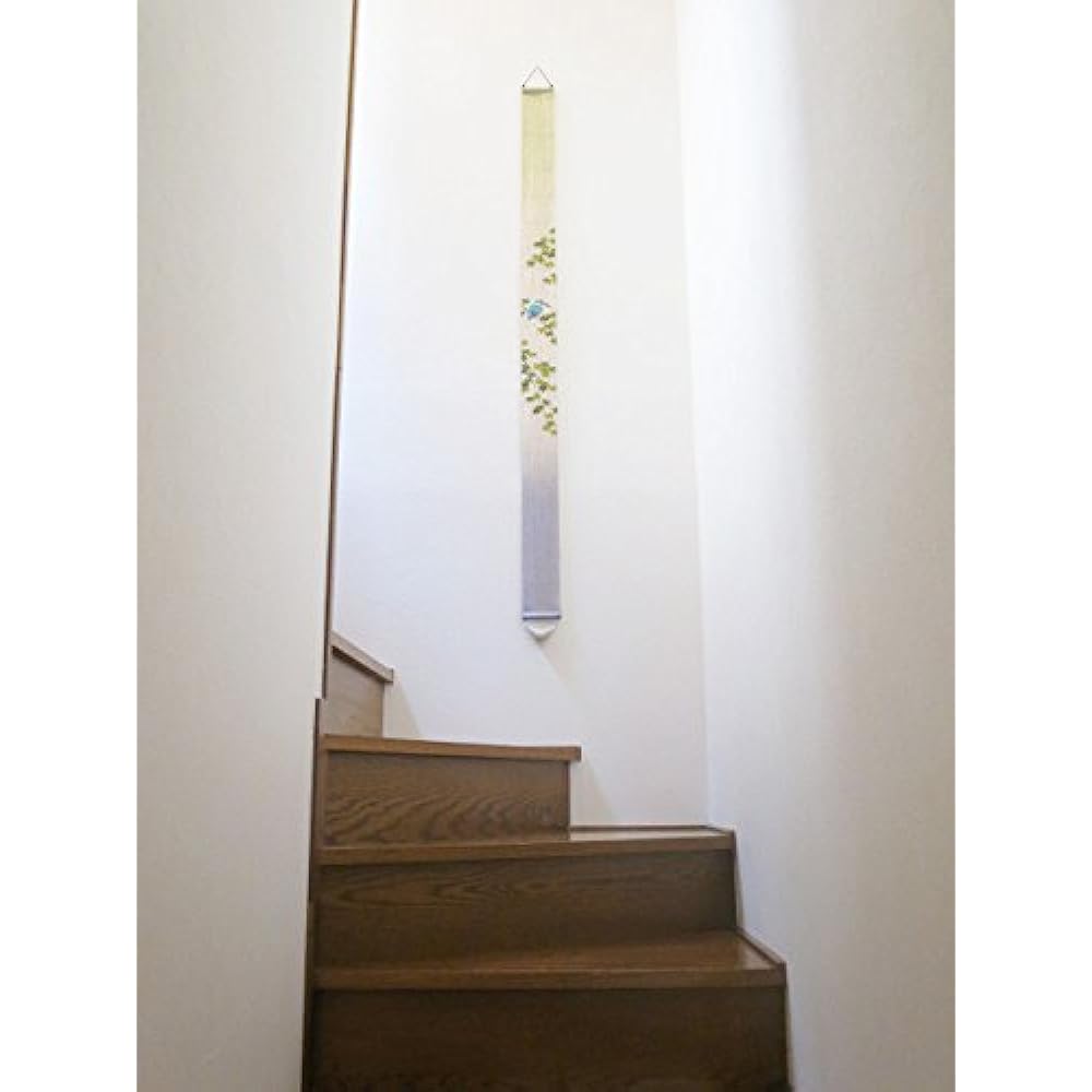 Hand-painted (linen tapestry "Fireworks 2") Japanese interior