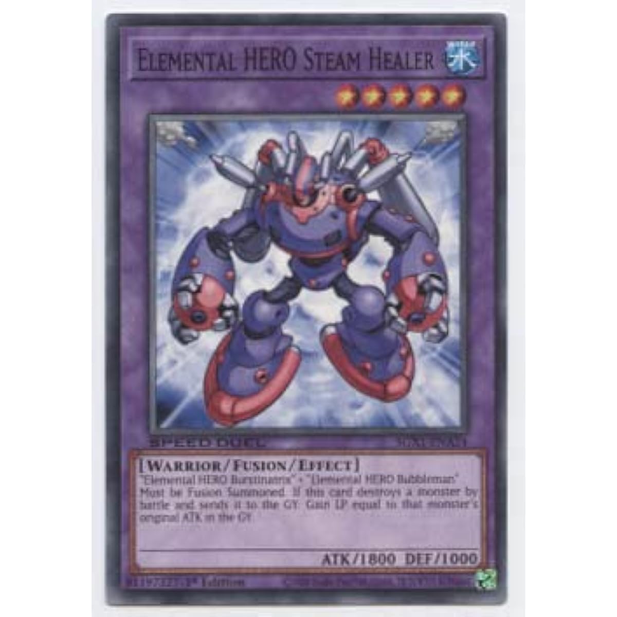 Elemental Hero Steam Healer SGX1-ENA24 Common First Edition