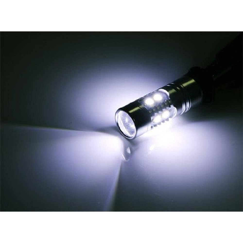 iJDMTOY (2) Xenon White Error Free PW24W LED Replacement Bulb Compatible with Volkswagen MK7 Golf GTI; BMW: F30 3 Series 320i 328i 335i Daytime Running Light (DRL)