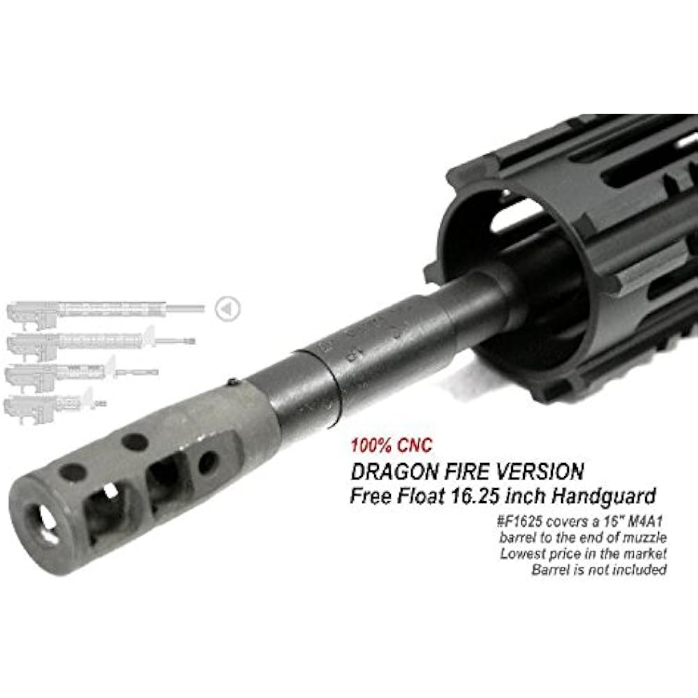 Mad Bull Airsoft F7125 Dragon Fire Handguard Rail 7.125" D02-002