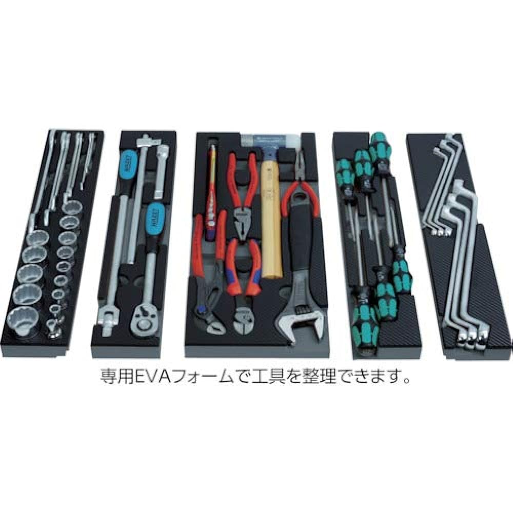 TRUSCO EVA foam black x orange for 3-tier cabinet TIT62SBKF3