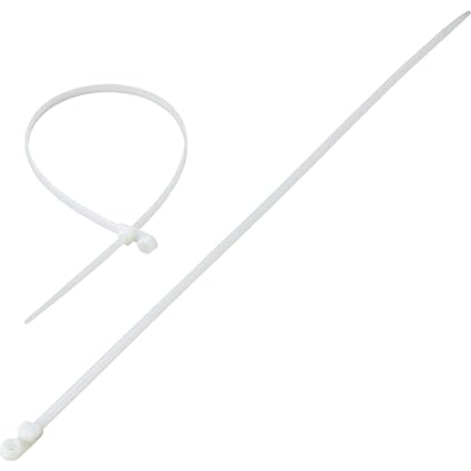 TRUSCO Screw Cable Tie 7.9 x 400mm Max 112 M6 100 pieces TNCV400