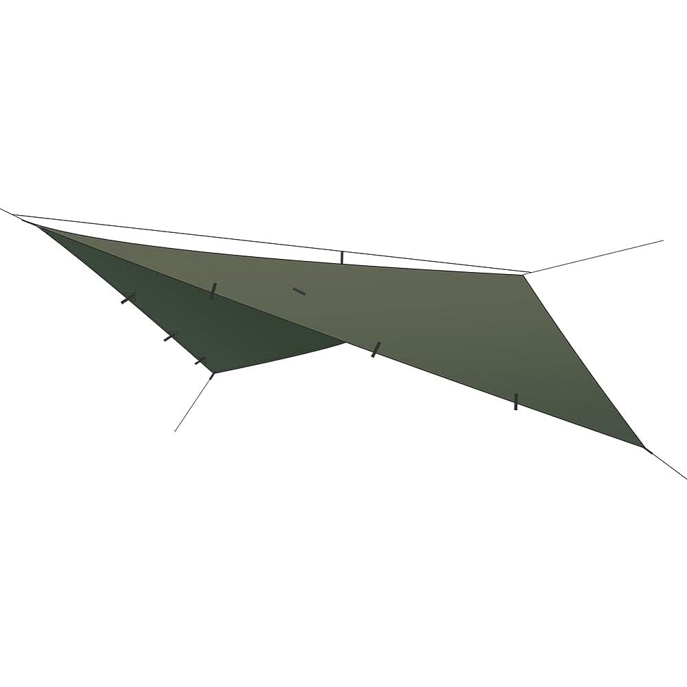 DD Hammocks Tarp 4X4 Square (Olive green) [Parallel Import]