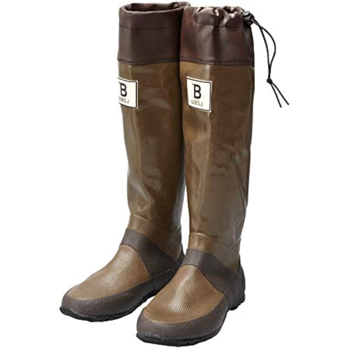 Wild Bird Society of Japan (Nihon Yacho Nokai) Packable Rain Boots Bird Watching Rain Boots Brown L
