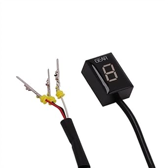 Speed Display Meter Motorcycle 1-6 Level EFI Speed Gear Display Indicator Aluminum ECU Gear For Honda CBR CBR300 CBR1000R CBF500 NC400X NC700 VT400