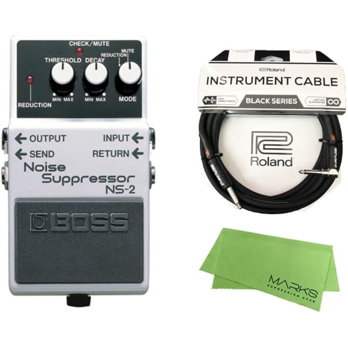 [Roland Cable + Cross Set] BOSS Noise Suppressor NS-2