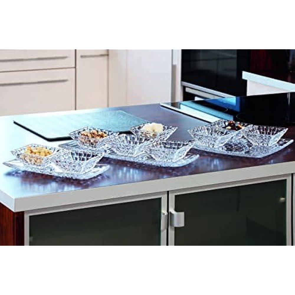 Nachtmann Bossa Nova Rectangular Plate Crystal Glass 42cm x 15cm 81412 1 piece