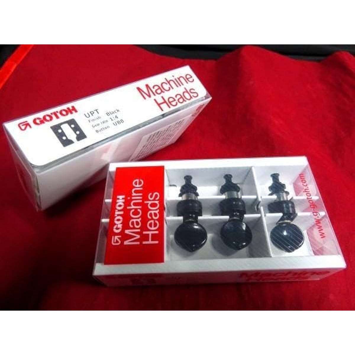 GOTOH High-end Ukulele Tuners UPTL-UBB-BK Made in Japan Highest Precision Tuners