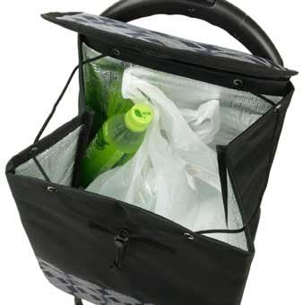 [Valentino Viscani] Shopping cart [Nylon and others/4-tier adjustable trolley bar/Cold/Heat insulation]