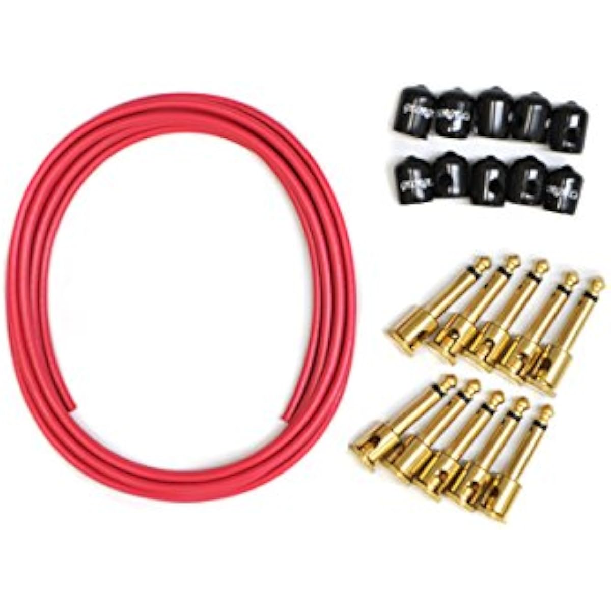 GEORGE L'S George Els Patch Cable Kit 155 EFFECTS KIT RED