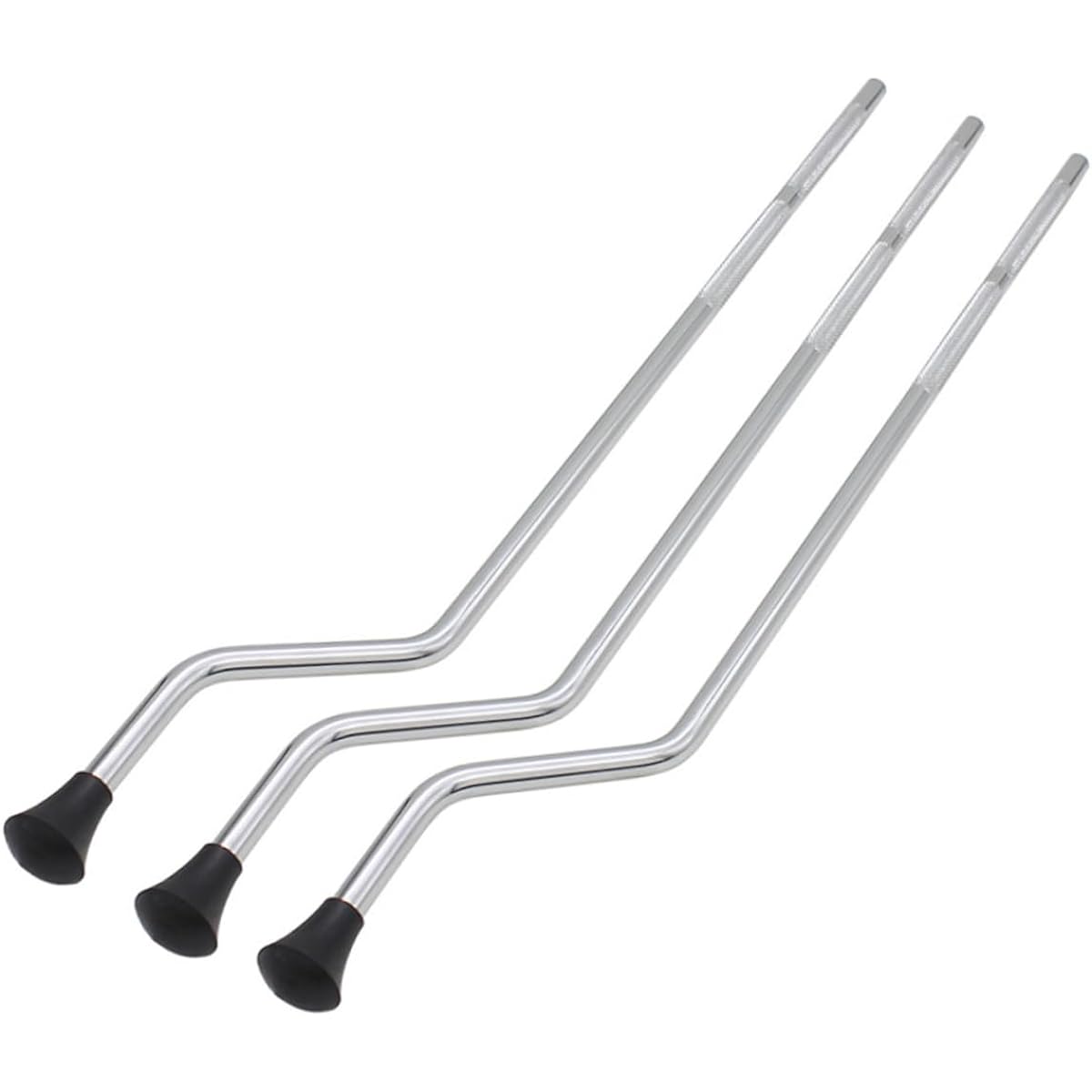 FAVOMOTO Silver Accessories Floor Roller Bass Drum Leg Drum Accessories Floor Tom Feet Anti Drum Feet Drum Stand Leg Metal Drum Set Leg Percussion Drum Kit Drum Parts
