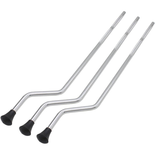 FAVOMOTO Silver Accessories Floor Roller Bass Drum Leg Drum Accessories Floor Tom Feet Anti Drum Feet Drum Stand Leg Metal Drum Set Leg Percussion Drum Kit Drum Parts