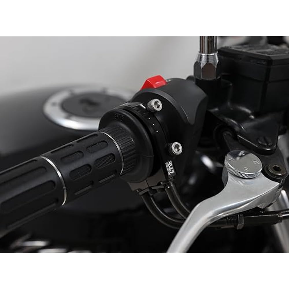 Yoshimura YR Throttle Holder Set Black TMR Large Body For FCR Large Grip Length 115mm Outer Cable Length 700mm