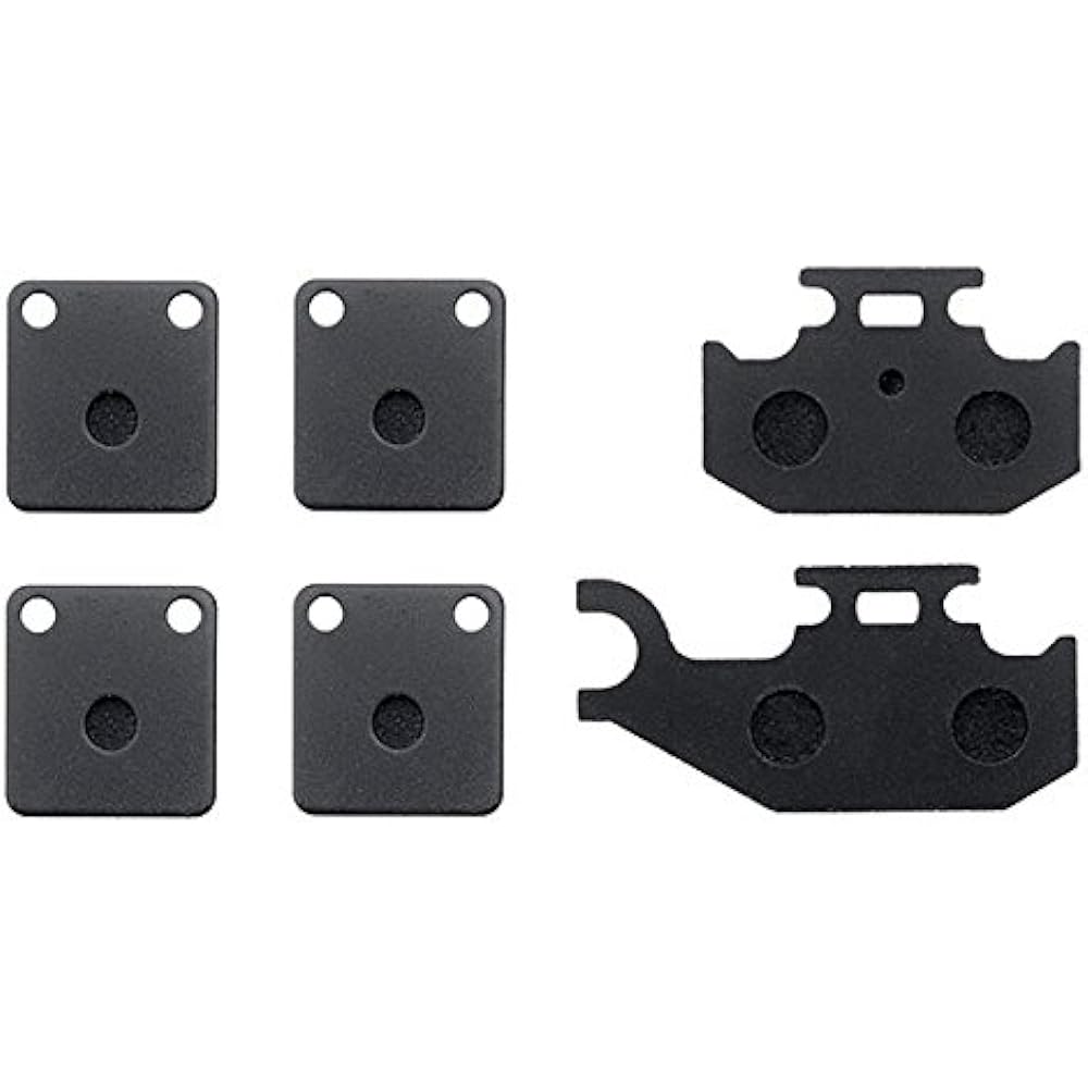 KMG Front + Rear Brake Pads 2005-2006 Yamaha YFM 450 Kodiak Automotive 4X4 - Non-Metallic Organic NAO Brake Pads Set