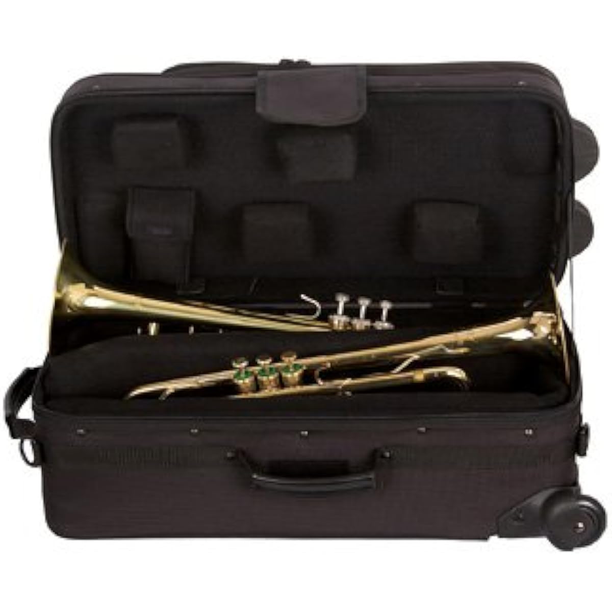 Protec Double Trumpet Case (with casters) IP301DWL