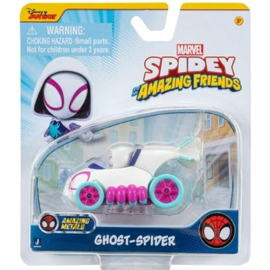 Spidey and his Amazing Friends Amazing Metal Race Car 1:64 Scale (Ghost Spider)