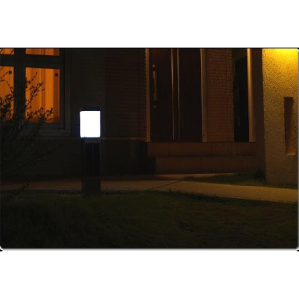 Systech LED Solar Pole Light Slim Type White Silver SPL-SL-WHS
