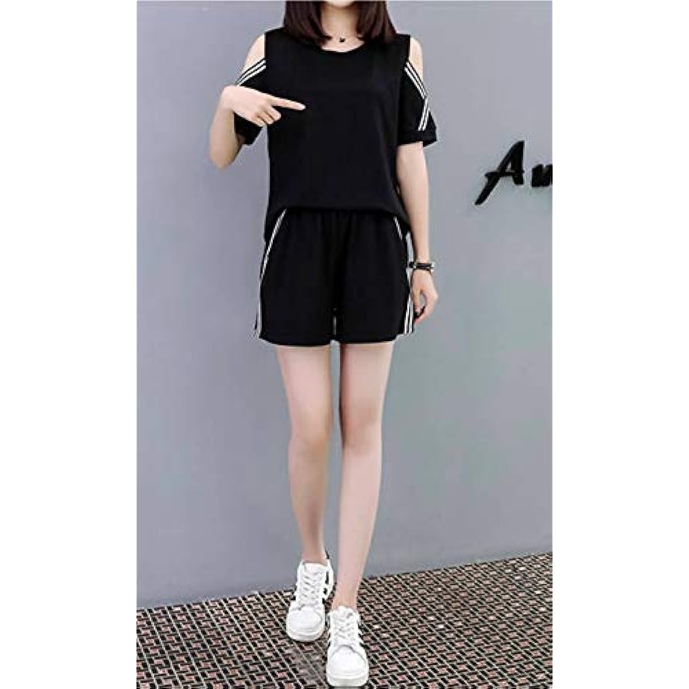 [Anri] Summer sale 2-piece set, stylish loungewear, short sleeves, shorts, loungewear, jersey, top and bottom, cute loungewear, women's