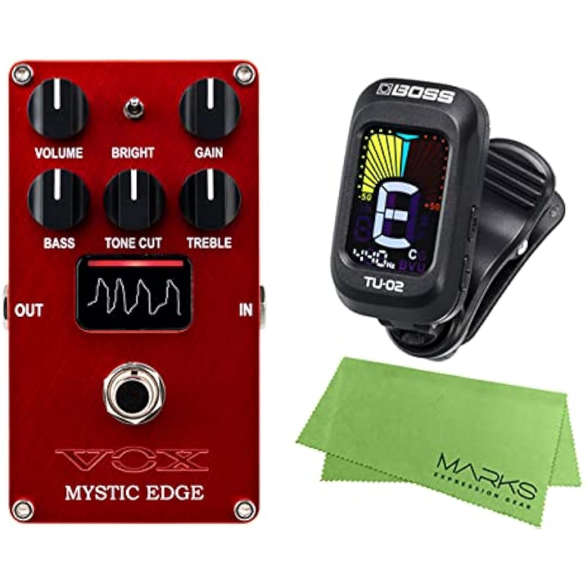 [BOSS Tuner TU-02 Set] VOX - VALVENERGY Vacuum Tube Amplifier Pedal Effector MYSTIC EDGE (VE-ME)