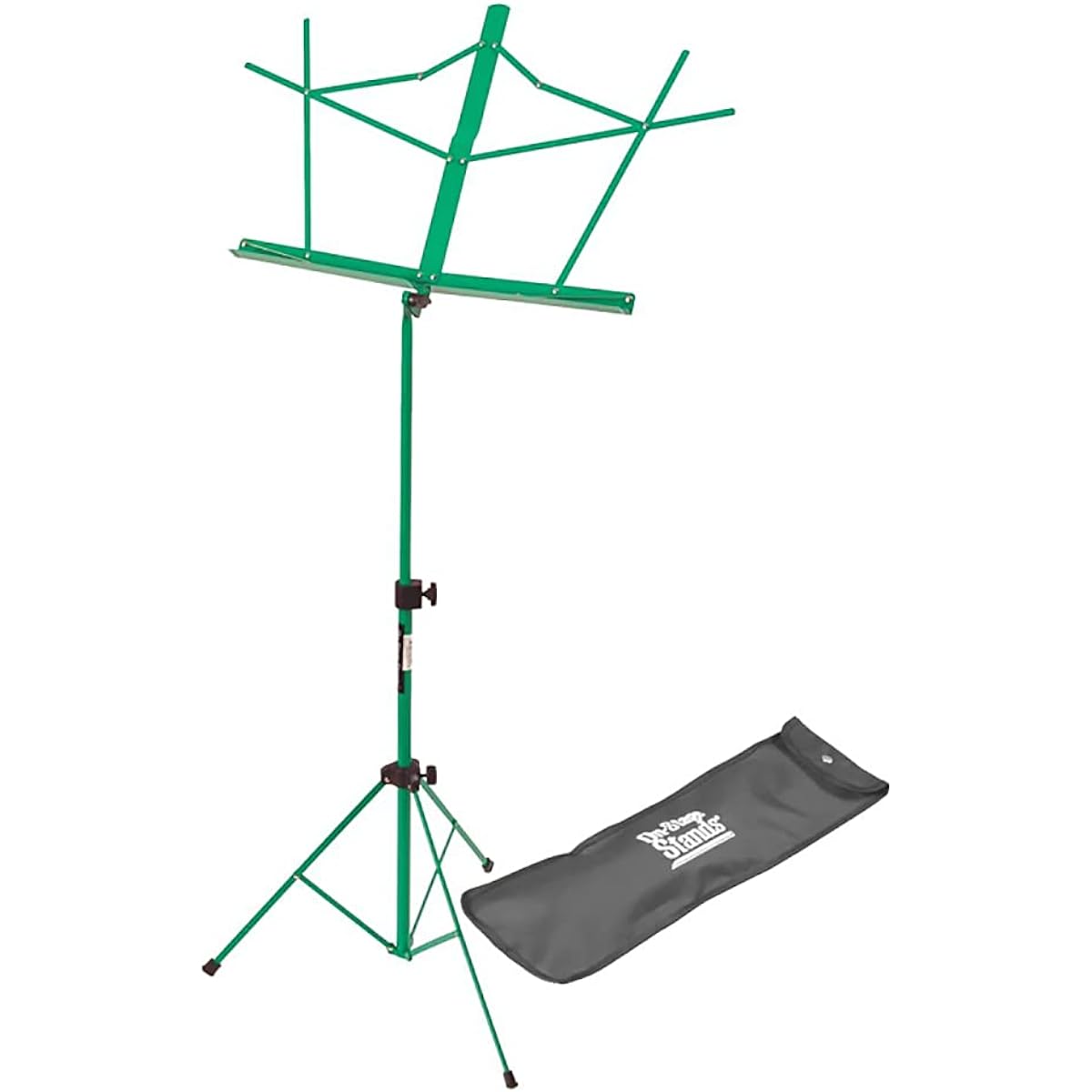 OnStageStands SM7122GRB Green Music Stand Folding with Soft Case (On Stage Stand)