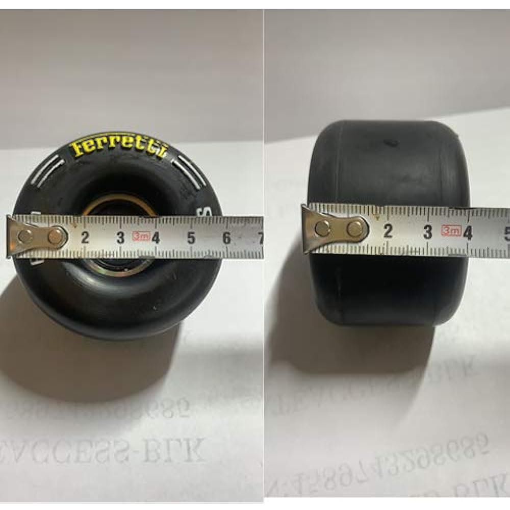 FERRETTI Skate Wheel SLICK 65mm Size 60*40mm Set of 4 Skate RuBBER wheel FR-SLICK-65