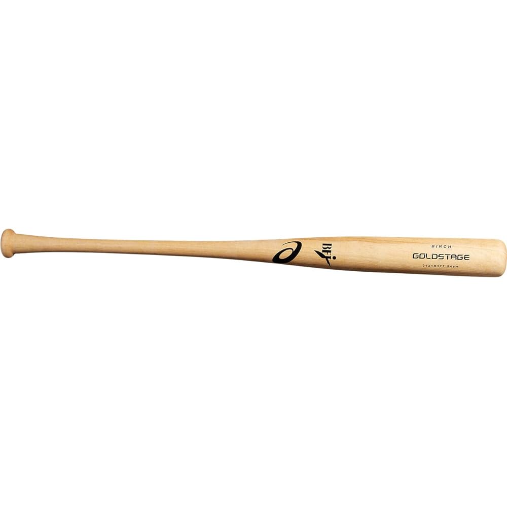 asics Baseball GOLDSTAGE Hard Wooden Bat Birch 900g Compatible with BFJ Rules 3121B177 Otani Player Type KC Type