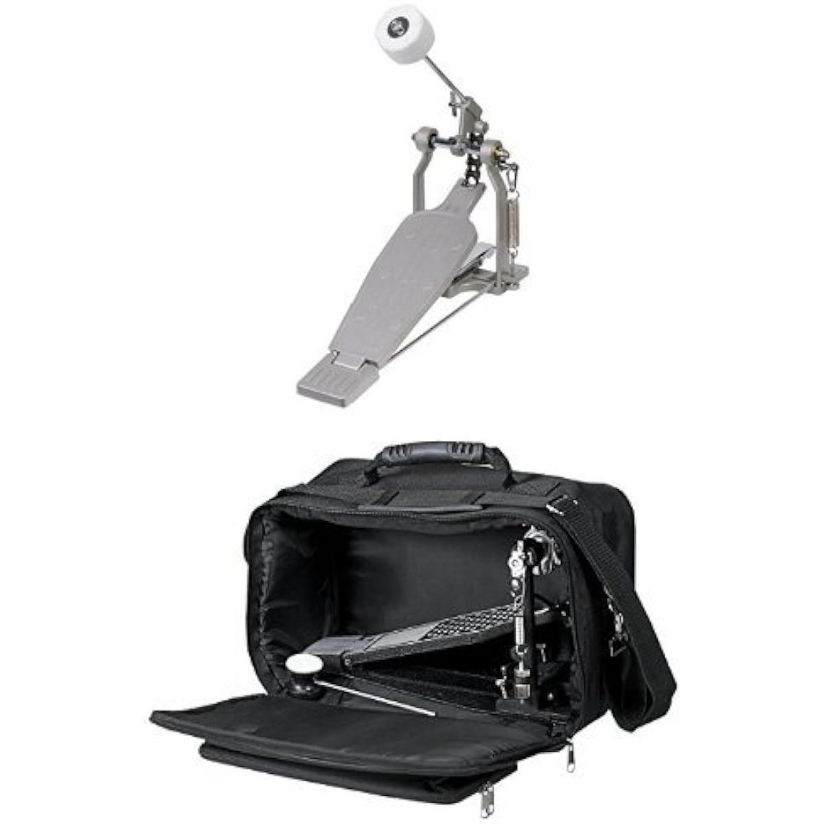 KC bass drum pedal DRP-01 + drum pedal case PCS-35 set