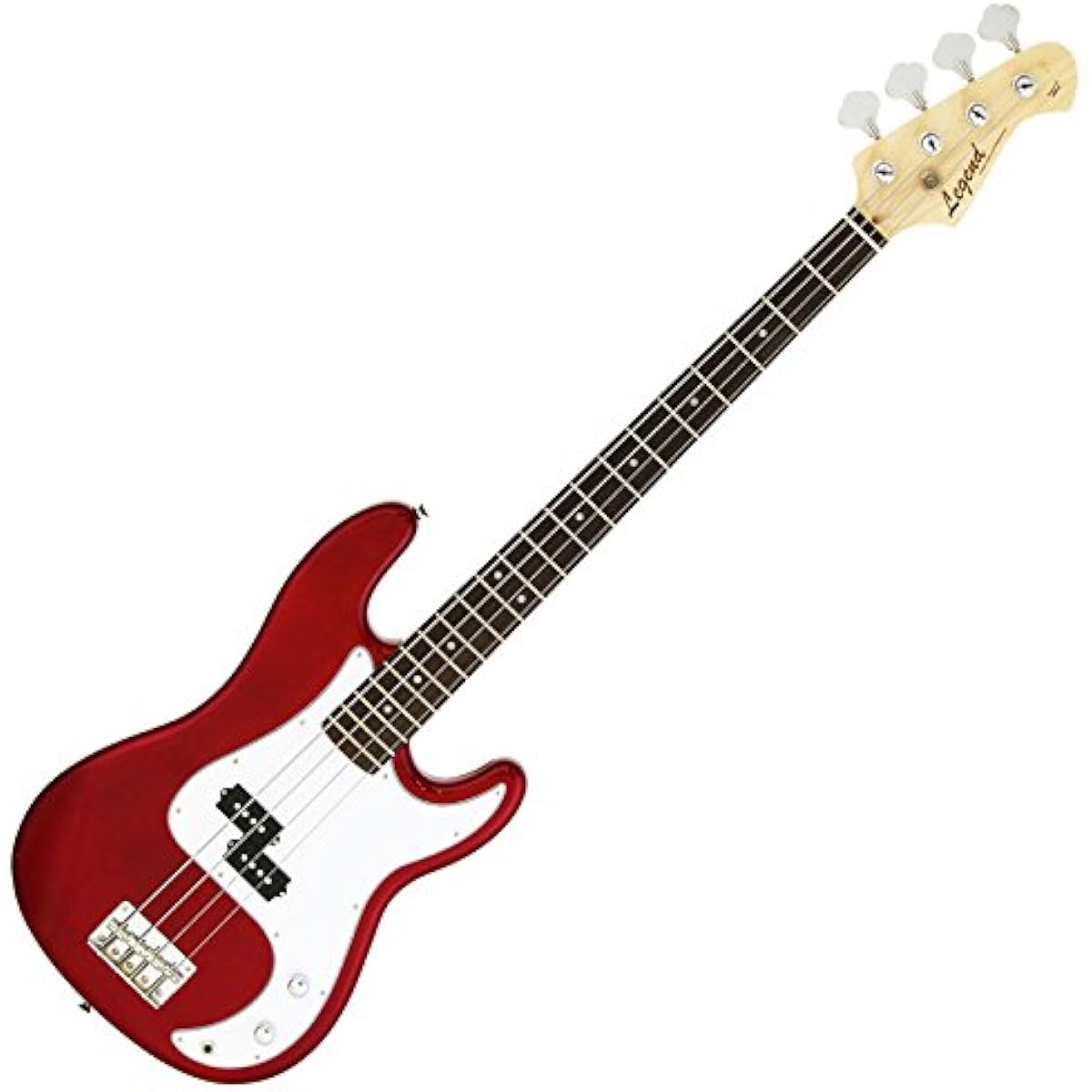 LEGEND LPB-Z Candy Apple Red Bass Beginner 12-piece Set [with amPlug] Precision Bass Type Legend