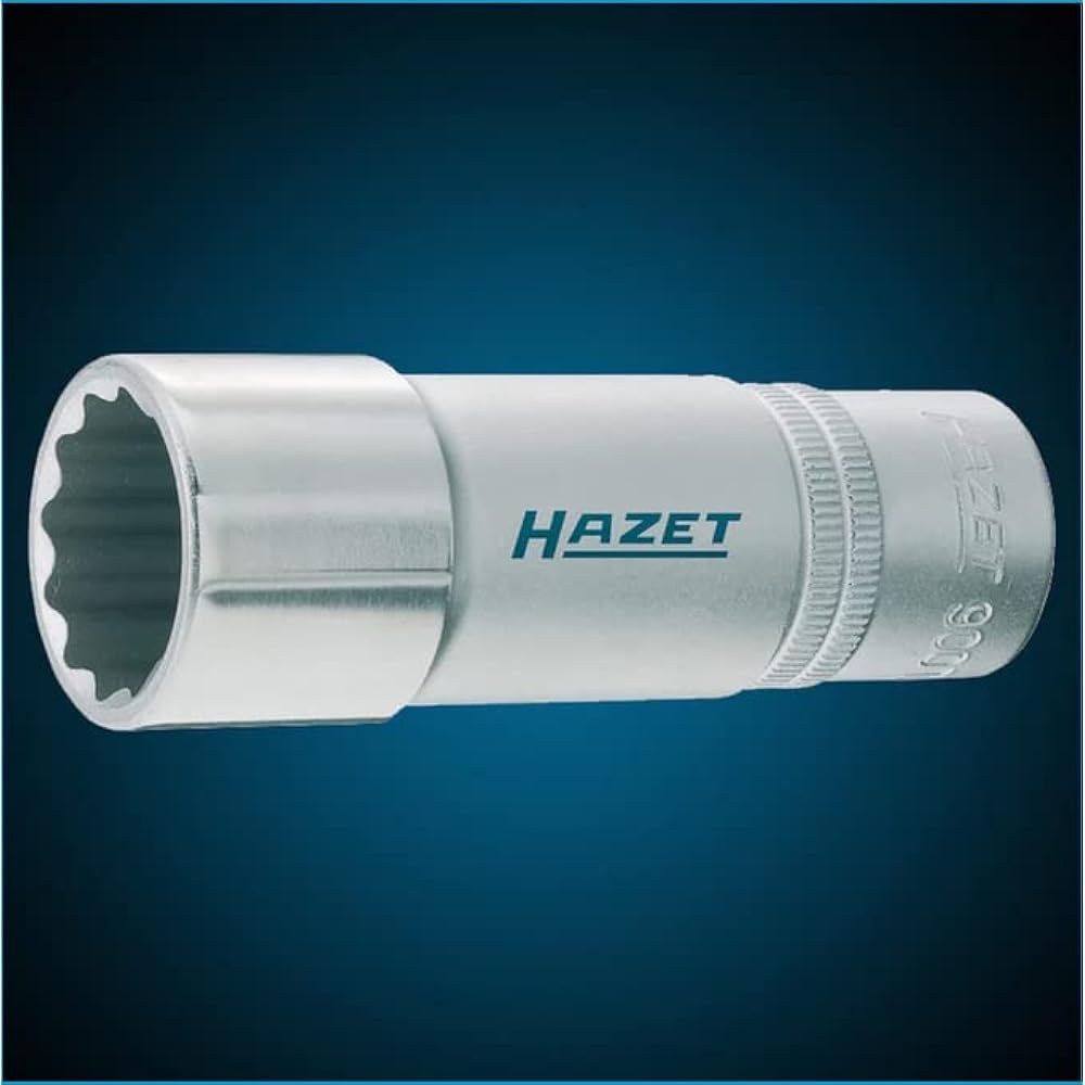 HAZET Deep Socket 12 Square 900TZ-27 Width across flats: 27 x Drive angle: 12.7 x Total length: 85mm 1 piece