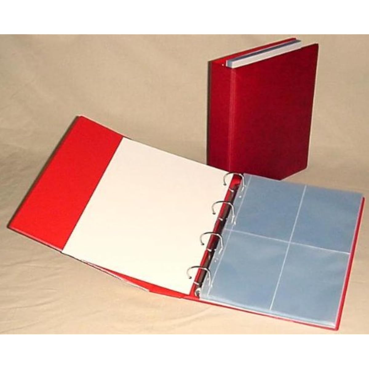 KOBRA postcard storage album No. G54 red