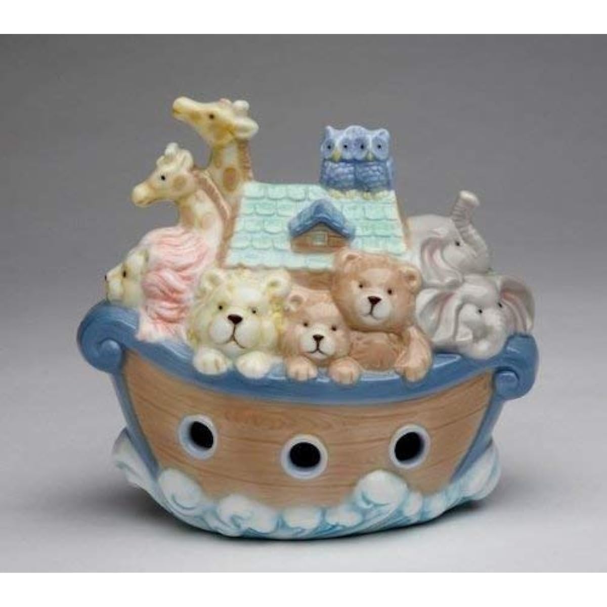 Cosmos 2041 Fine Porcelain Noah's Ark Piggy Bank, 12cm