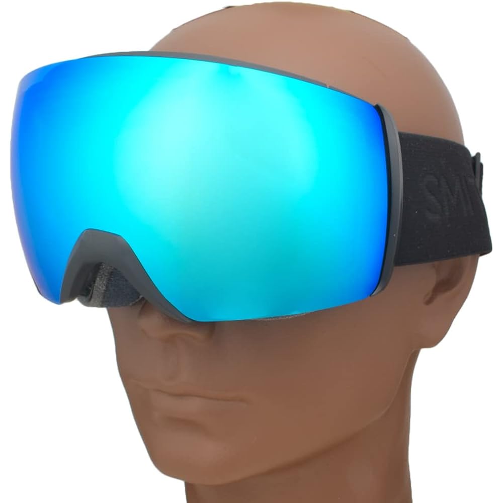 [ZERO TECH BASE] In-house made interchangeable lens for Smith SKYLINE XL goggles SAPPHIRE MIRROR ski snowboard