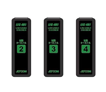 Jeffcom LAN Cable Checker Wiring Terminal LEC-401-TA