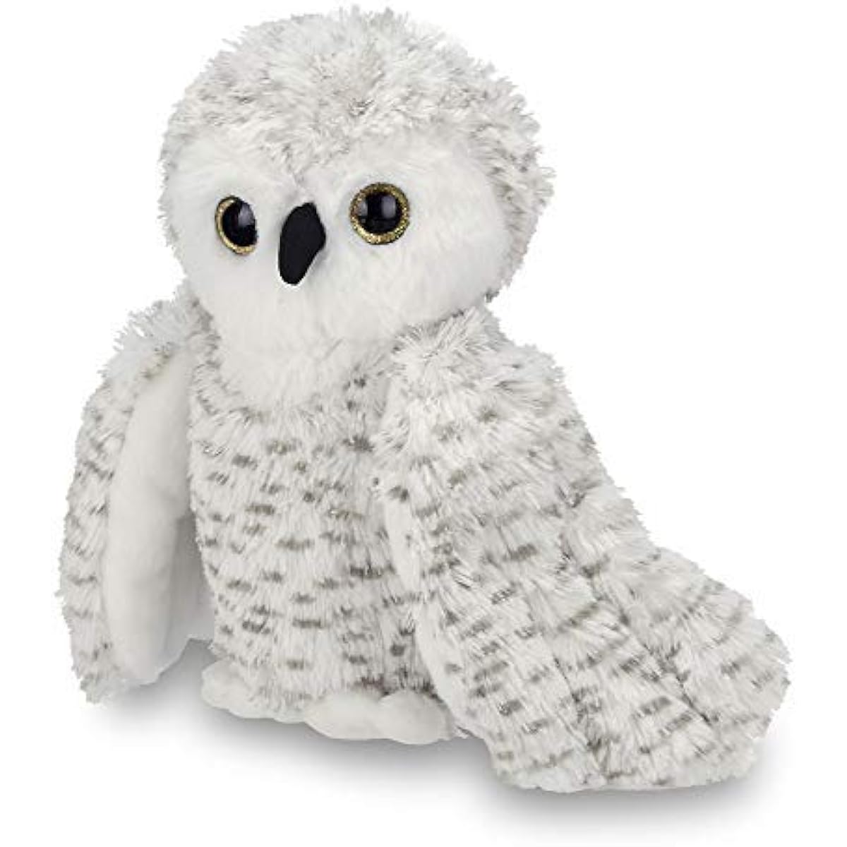 Bearington Owlfred Stuffed Animal White Snowy Owl, 11 inch