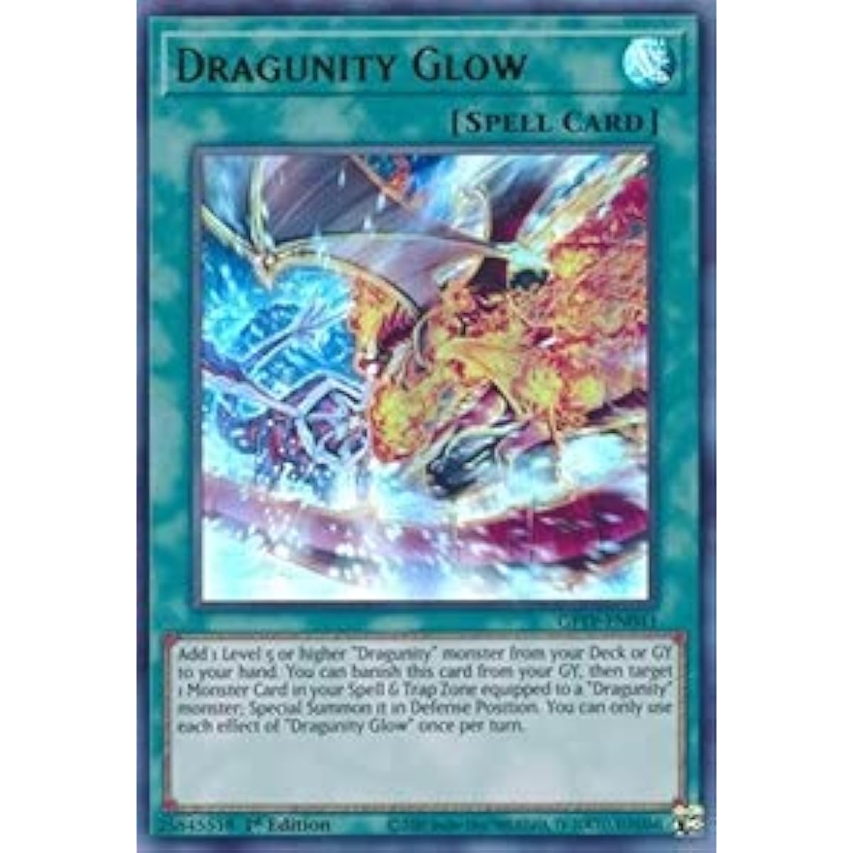 Dragunity Glow - GFTP-EN041 - Ultra Rare - 1st Edition