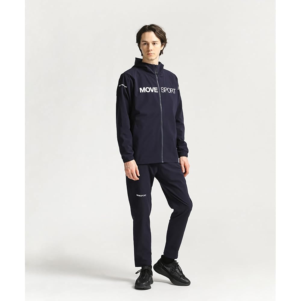 [DESCENTE] MOVESPORT Long Pants, Windbreaker, Tapered Hip Pocket, Lightweight, Water Repellent, Stretch Training, Men's