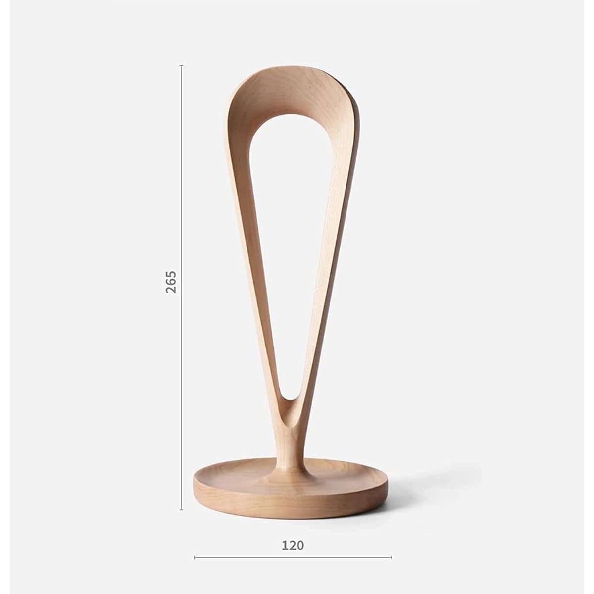 Headphone Stand Headphone Hanger Textured Wooden Headphone Stand Solid Wood Headphone Holder Storage Headset Stand Headphone Hanger (Color : Walunt, Size : 12*26.5cm)