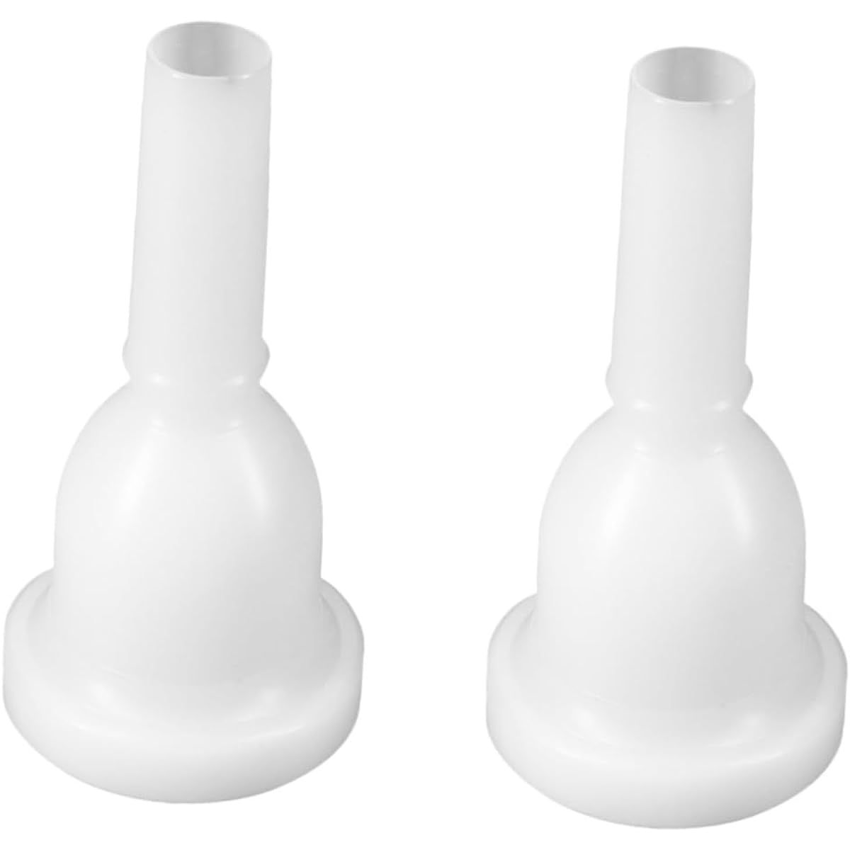 Vaguelly 2pcs Mouthpiece Horn Silvering Trumpet Accessories Trumpet Part Silver Accessories Supplies Musical Instrument Plastic White