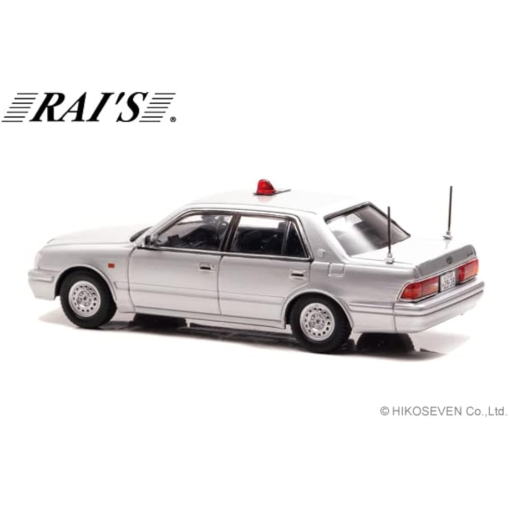 RAI'S 1/43 Toyota Crown (JZS155Z) 2000 Osaka Prefectural Police Traffic Department Traffic Riot Police Vehicle (Masked Silver) Completed Product