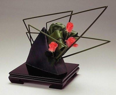 [Flower stand] Black tan square black tan style ☆ Decorative stand Domestic product Available in 2 sizes (No. 10)