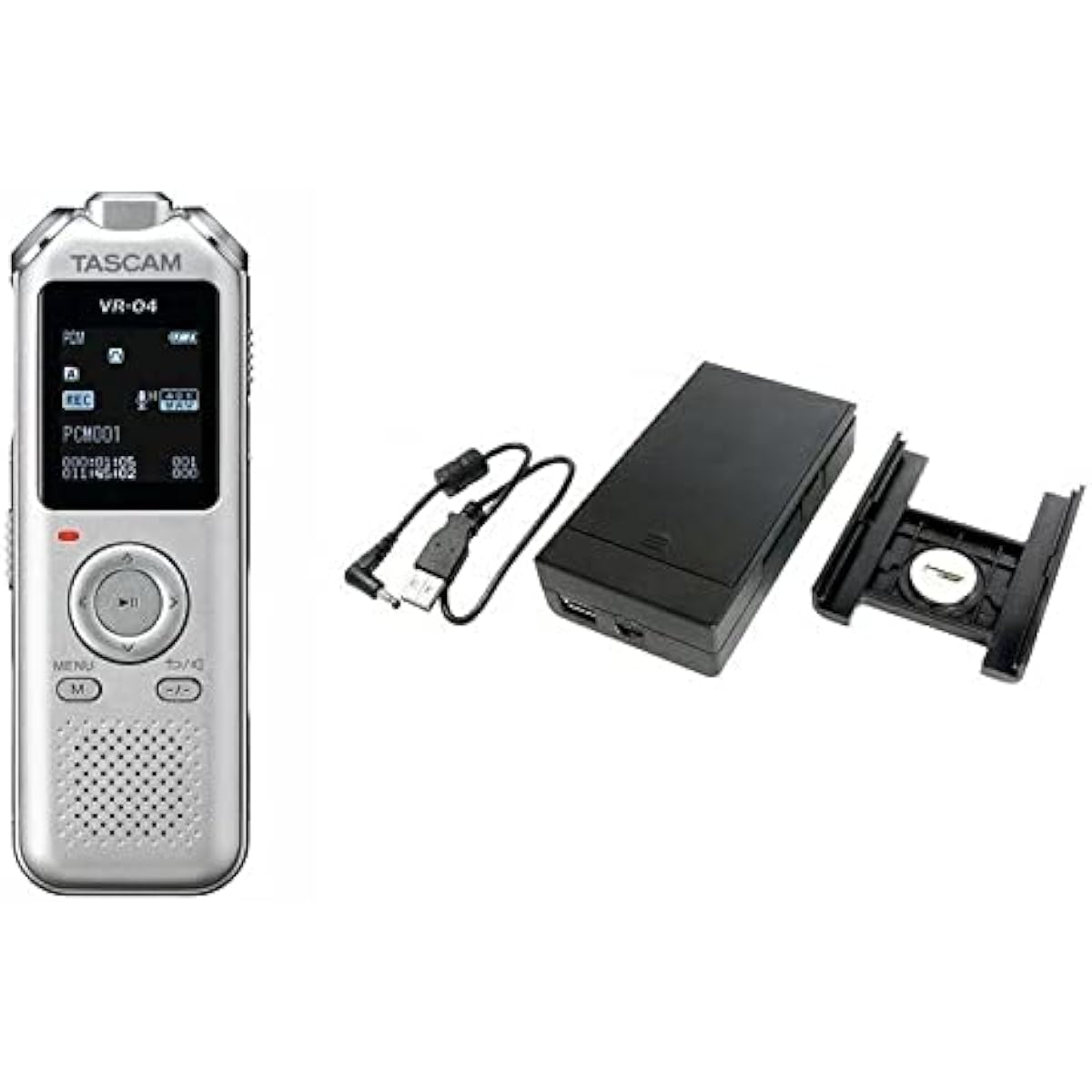 [Battery pack/BP-6AA included] TASCAM VR-04-S Voice recorder with wide FM tuner